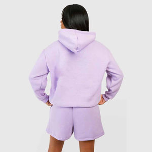 Conjunto Deportivo Unisex de Invierno, Ecológico, Ligero, con Capucha, Cortavientos, con Logotipo Personalizado al por Mayor, Sudadera Lisa de Forro Polar - Product Image 6