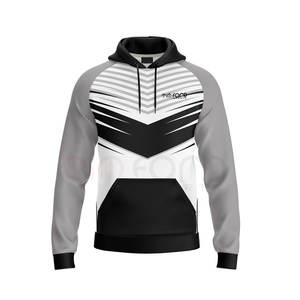 Sudaderas con capucha de sublimación de poliéster de talla grande de alta calidad Ropa deportiva de invierno Teñido liso al por mayor - Product Image 2