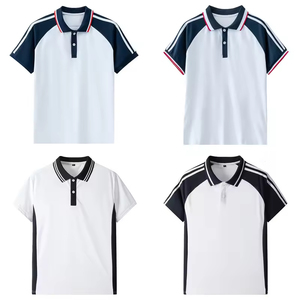 Ensembles de polos à col rond pour garçons et filles 2025, tissu en nylon, décontracté, uni, broderie personnalisée, logo imprimé, uniforme scolaire pour enfants - Product Image 6