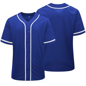 Conjunto de Camiseta de Béisbol Personalizada con Logotipo, 100% Poliéster, Transpirable, con Botones Estriados y Estilo Sublimado - Product Image 5