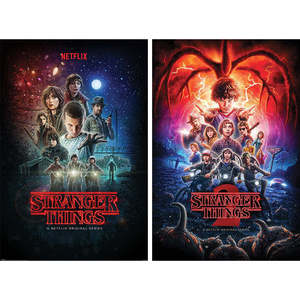 โปสเตอร์ติดผนังสไตล์โมเดิร์น Stranger Things ชุด 2 ชิ้น - Product Image 2