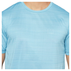 Vente en gros de chemise de course à manches courtes avec logo personnalisé gym nouveau design fitness à séchage rapide pour hommes chemises les plus vendues - Product Image 5
