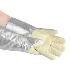 Gants de soudage à haute température de meilleure qualité Gants aluminisés résistants à la chaleur Gants de travail de sécurité pour soudeur - Product Image 2