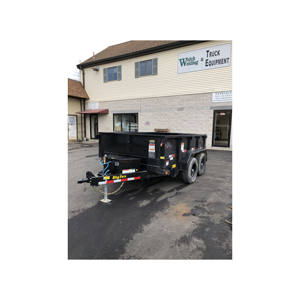 Tex Trailer 12ft Low-Profile Dump Trailer with Scissor Lift System, 10 <b>Gauge</b> Floor, and Battery Charger - Product Image 6