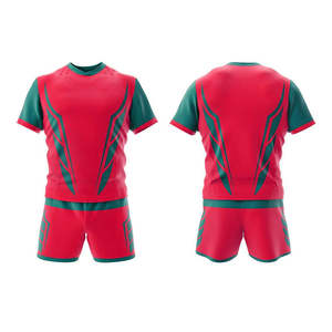 Uniforme de Rugby Personalizado Sublimado 100% Poliéster Transpirable para Hombre, Conjunto de Manga Corta con Estampado, OEM Disponible, Uniforme de Equipo - Product Image 6