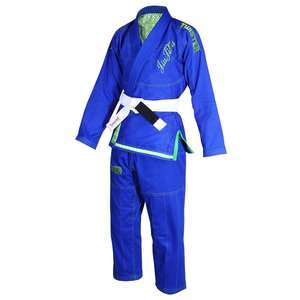 Kimono de Jiu Jitsu Brasileño con Cinturón, para Adultos y Niños, 350 g/m², Tejido de Perlas, Algodón Preencogido, Logotipo Personalizado, Suministro de Fábrica - Product Image 1