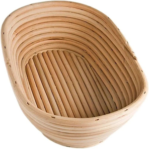 Cesta de masa fermentada hecha a mano ecológica, venta al por mayor, cuenco de pan de ratán Natural decorativo duradero, sostenible de Vietnam - Product Image 2