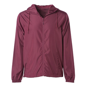 Veste coupe-vent à capuche pour homme, idéale pour l'hiver, taille personnalisée, imperméable, respirante, logo frontal, OEM - Product Image 1