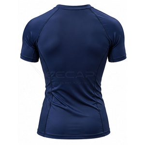 Rashguard de BJJ duradero con estampado personalizado, diseño de poliéster elástico para ropa de artes marciales. - Product Image 4