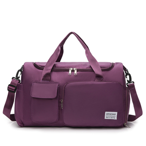 Bolsa de gimnasio con logotipo personalizado de nailon deportivo Unisex impermeable de viaje grande de alta calidad - Product Image 5