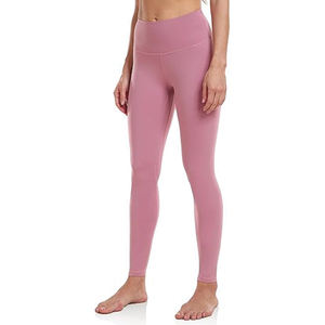 กางเกงเลกกิ้งออกกำลังกายโยคะเอวสูงคุณภาพสูงสำหรับผู้หญิง ขายส่ง พิมพ์โลโก้ตามสั่ง เอวยางยืด ดีไซน์ยกกระชับ - Product Image 3