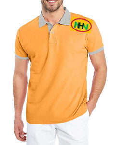 Vente en gros en ligne de polos de golf pour hommes en coton 100% uni, légers, de couleur unie, uniformes, hauts, automne/hiver, Bangladesh - Product Image 1