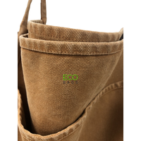 Sac fourre-tout de plage isotherme en toile de coton lavée avec logo personnalisé et imprimés animaux, modèle 2023, fabriqué au Vietnam, vente directe usine