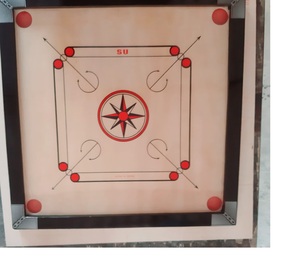 Venta al por mayor de tablero de madera de tamaño completo Carrom mejores tarifas fabricante de juegos de mesa - Product Image 2