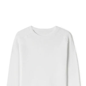 Personnalisé haute qualité 320g coton polyester mélangé coupe ample blanc décontracté hommes sweats logo personnalisé - Product Image 6