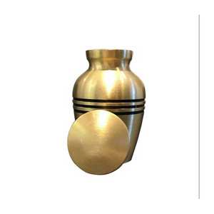 Más vendidos con precio barato Hecho EN LA India Urna biodegradable Suministros funerarios Cremación de urna de latón con calidad superior - Product Image 4