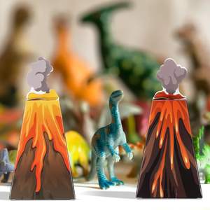 Decoraciones para fiestas de volcanes, contenedores de dulces de volcán de 6 pulgadas, cajas de regalos Goodie para bolsas de recuerdo de fiesta de cumpleaños, suministros - Product Image 4