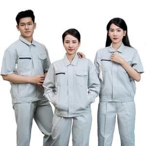 Ensemble de vêtements de travail confortable et sûr, à manches longues, haute visibilité, durable, OEM Vietnam FMF, gris respirant pour hommes - Product Image 1