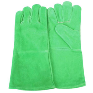 Gants de sécurité en cuir de vachette de qualité supérieure Gants de protection de soudage industriels robustes et durables Gants essentiels pour soudeurs - Product Image 3