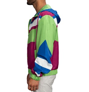 Chaqueta Cortavientos Impermeable de Poliéster y Nailon con Cremallera para Hombre, Estilo Urbano, Fabricante de Chaquetas Personalizadas, Gran Venta - Product Image 2