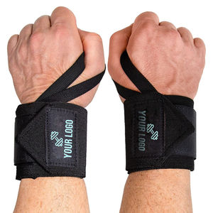 Professional Quality Neoprene Wrist <b>Support</b> <b>Wraps</b> with Heavy Duty Thumb Loop for Weightlifting and Powerlifting Training - Product Image 2