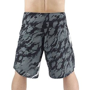 Wholesale Customizable MMA <b>Shorts</b> for <b>Men</b> Solid Kickboxing Sportswear Elastic Waist <b>Men's</b> Workout Clothing Sublimated Boxing - Product Image 2
