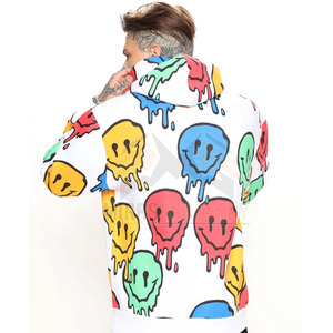 เสื้อฮู้ดผู้ชายคุณภาพสูง น้ำหนักเบา ระบายอากาศได้ดี ผ้าฟลีซพิมพ์ลายสไตล์ฝรั่งเศส รุ่นใหม่ล่าสุด สำหรับใส่กลางแจ้งในฤดูหนาว มีกระเป๋าแบบเรียบ - Product Image 4