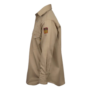 Vêtements de travail uniformes, veste et pantalon de sécurité de classe 2 résistants aux arcs électriques, durables, 100% coton FR, haute visibilité, pour le secteur pétrolier et gazier, OEM - Product Image 3