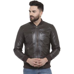 Chaqueta Cortavientos de Cuero 100% Genuino de Alta Calidad para Hombre, Ropa de Moda Cálida para Invierno, Chaqueta de Venta Caliente para Hombre - Product Image 6