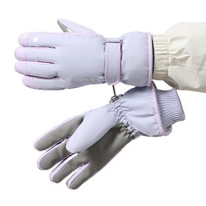 Gants de ski d'hiver pour femmes, chauds, épais, coupe-vent, tactiles, imperméables, antidérapants - Product Image 4