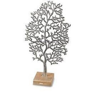 Qualité supérieure en aluminium coulé de haute qualité plaqué or aspect élégant arbre Designer Sculpture maison et hôtel décoration fournitures - Product Image 2