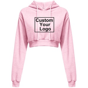Jersey deportivo con capucha para mujer con logotipo personalizado, nueva sudadera de algodón de manga larga a la moda, cuello con cremallera, Top ligero de invierno ODM - Product Image 3