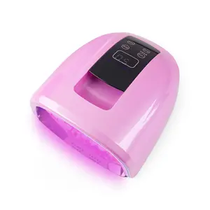 2024 New Arrival Portable Uv Nail Lamp Wireless Rechargeable Manicure Care Nails Gel Lacquer Dryer Nail Machine