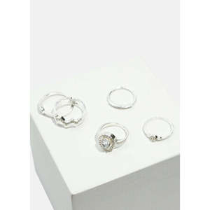 แหวนนิ้วเท้าทองเหลืองชุบทองวินเทจ 5 ชิ้นจาก A3shop สำหรับงานแต่งงานหรือเป็นของขวัญ ประดับด้วยอัญมณี - Product Image 3