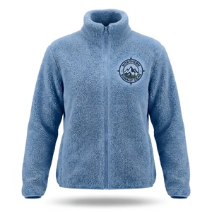 Veste polaire Sherpa demi-zip épaisse et chaude pour homme, avec blocs de couleur patchwork, idéale pour l'extérieur en hiver, avec services OEM - Product Image 2