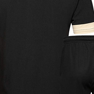 Ensemble de sport d'été 2 pièces décontracté pour homme-Short en polyester avec tissu respirant et motif imprimé Streetwear - Product Image 6