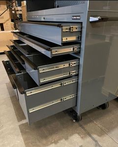 55 Premium 11 <strong>Drawer</strong> Double Bay 1200 lb <strong>Tool</strong> <strong>Box</strong> Matte Black ATLAS Auto Equipment - Product Image 4