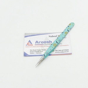 แหนบแยกขนตาทำจากสเตนเลสเคลือบกระดาษเป็นมิตรต่อสิ่งแวดล้อมออกแบบโลโก้ได้ตามที่ต้องการ - Product Image 6