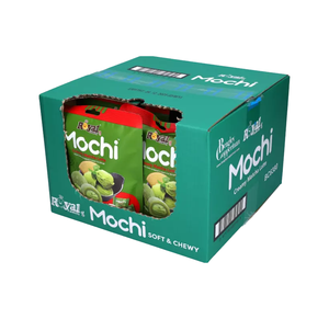ROYALFAMILY Mochi Mini con Sabor a Matcha Latte Cremoso 40g, Ingredientes: Jarabe de Tapioca, Arroz Glutinoso, Aceite de Palma, Verde - Product Image 6