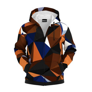 Sweat à capuche avec fermeture éclair coloré unisexe logo personnalisé pour hommes femmes enfants hiver Sweat à capuche avec fermeture éclair coloré - Product Image 1