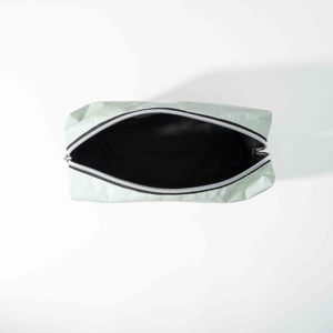 BSCI Factory Fashion Cosmetic Storage Bag With Zipper PU Fabric and <b>Tyvek</b> Custom Logo for Makeup & Travel - Product Image 4