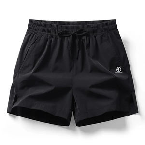 Short personnalisé de haute qualité pour hommes 100% en nylon sérigraphie respirant taille moyenne motif solide Style de rue cordon de serrage - Product Image 2