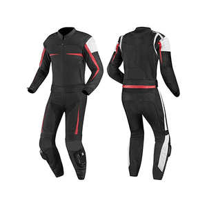 ชุดมอเตอร์ไซด์หนังแท้สำหรับผู้ชาย,ชุดแฟชั่นหนังแบบสั่งทำ - Product Image 4