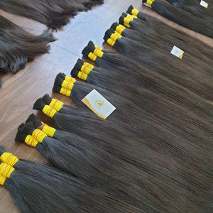 El vendedor de cabello Minh Khang en Vietnam ofrece extensiones de cabello humano negro natural de 150kg a precios de almacén - Product Image 1