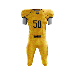 เครื่องแบบอเมริกันฟุตบอลเครื่องแบบ100% ผ้าโพลีเอสเตอร์พิมพ์ซับลิเมชันดีไซน์ใหม่สำหรับ2025 - Product Image 3