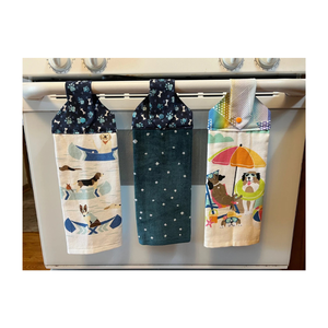 Kitchen Scandi Upgrade 100% Cotton <b>Embroidered</b> Handmade Lightweight Sustainable 18x28 Ethical Gifting Dark Grey Colour <b>Towels</b> - Product Image 4