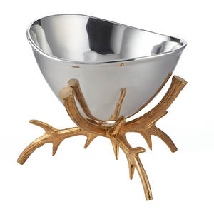 Polished Aluminum Footed Bowl For <b>Home</b> and Restaurant Decoration And Usage Available With Indian Supplier <b>at</b> Wholesale Price - Product Image 6