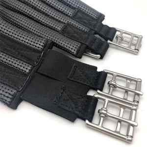 Cinturón de vientre de caballo de cuero de calidad de circunferencia ecuestre de estilo Vintage con hebilla de acero para carreras de caballos y equitación - Product Image 3