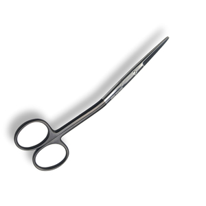 Tijeras nasales de Forman de acero inoxidable, mango negro, tijera dorsal angular de acero alemán, instrumento quirúrgico - Product Image 4