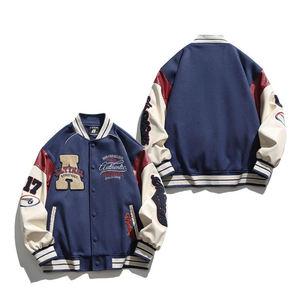 Offre Spéciale lycée broderie Logo Varsity vestes couper et coudre en vrac sur mesure Baseball Collège équipe Letterman veste pour hommes - Product Image 6